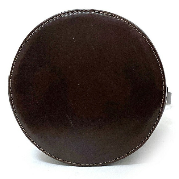 Fendi Bucket Bag Canvas Leather Drawstring Khaki Brown - Picture 7 of 10